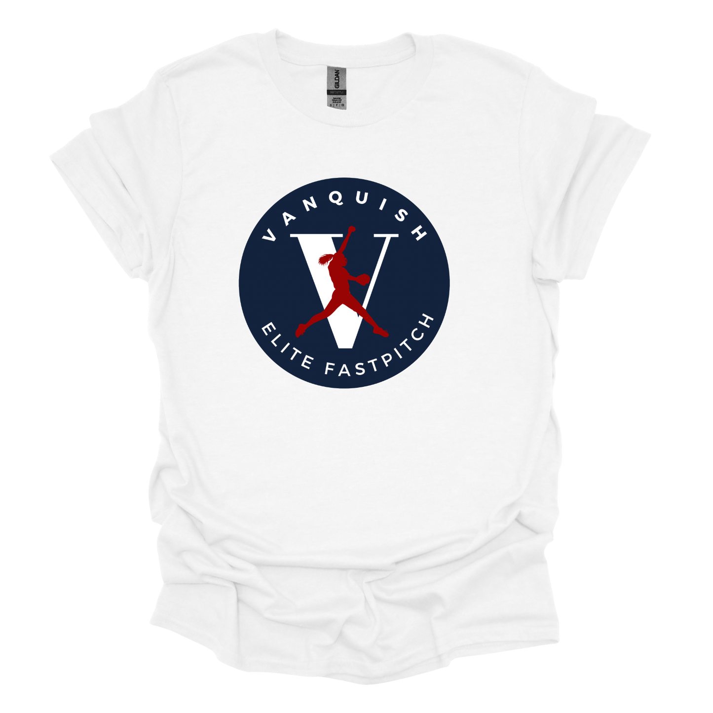 Vanquish Softball T-Shirt (Circle)