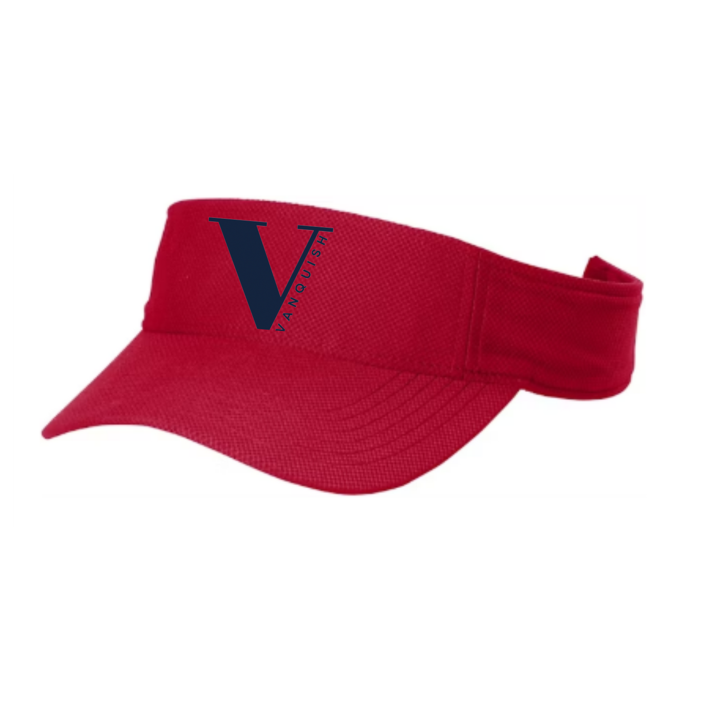 Vanquish Softball Visor with Customized Player Number