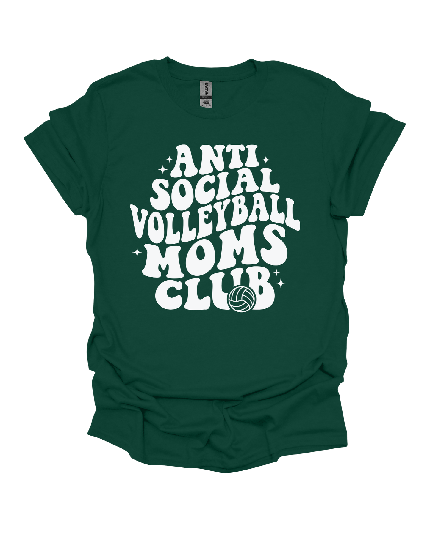 Anti-Social Volleyball Mom's Club T-shirt