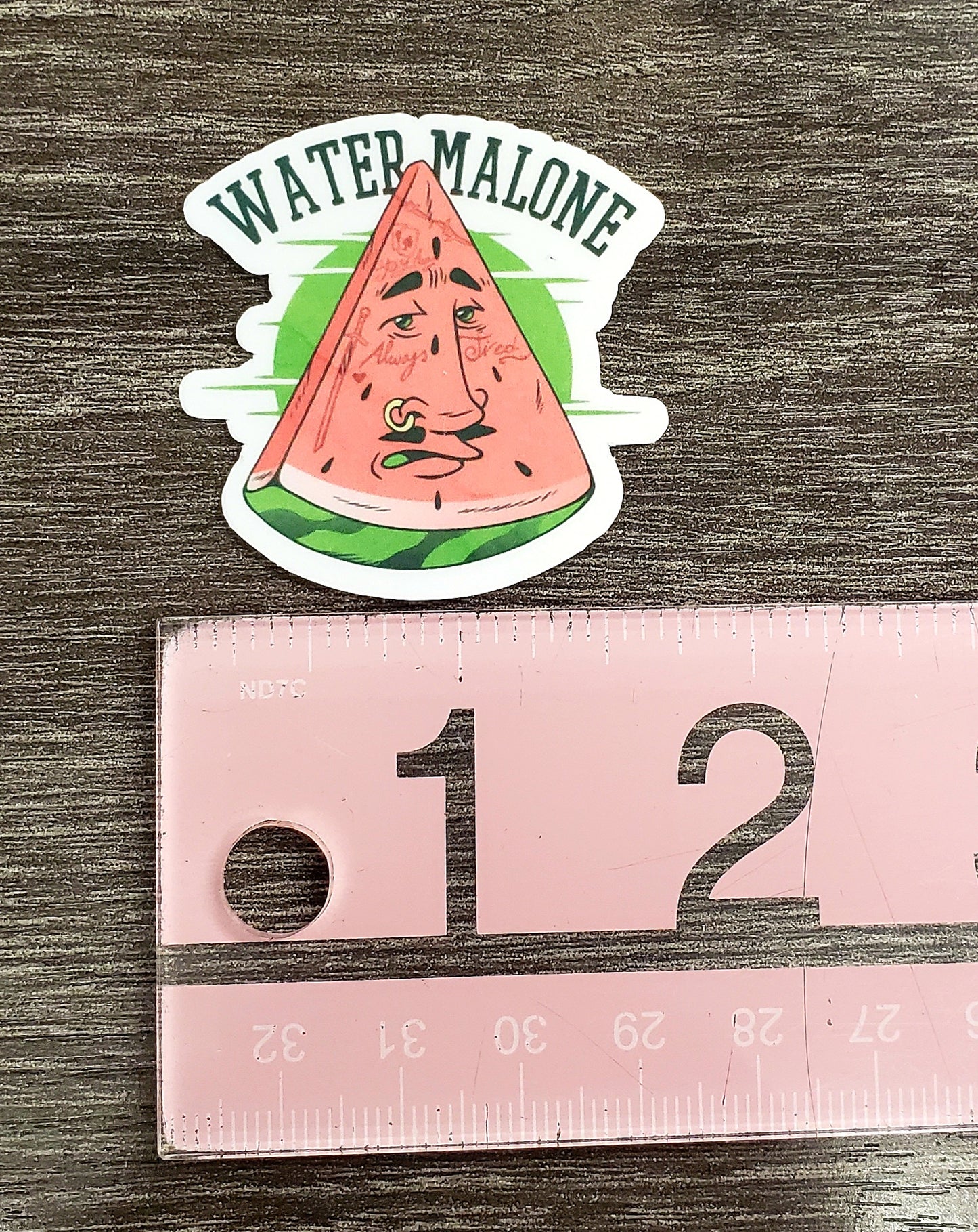 Water Malone Stickers | Die Cut | WATERPROOF | Two Sizes Available