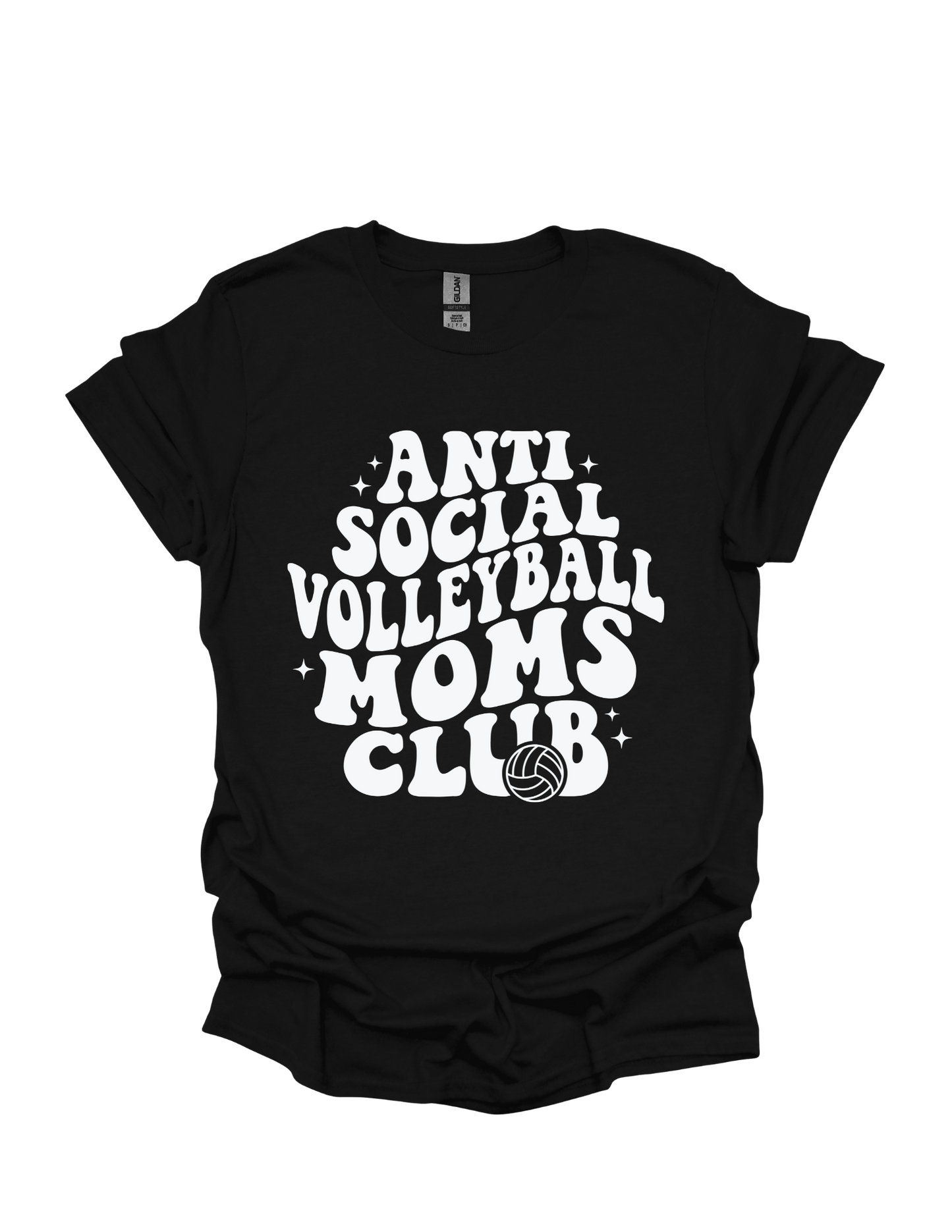 Anti-Social Volleyball Mom's Club T-shirt