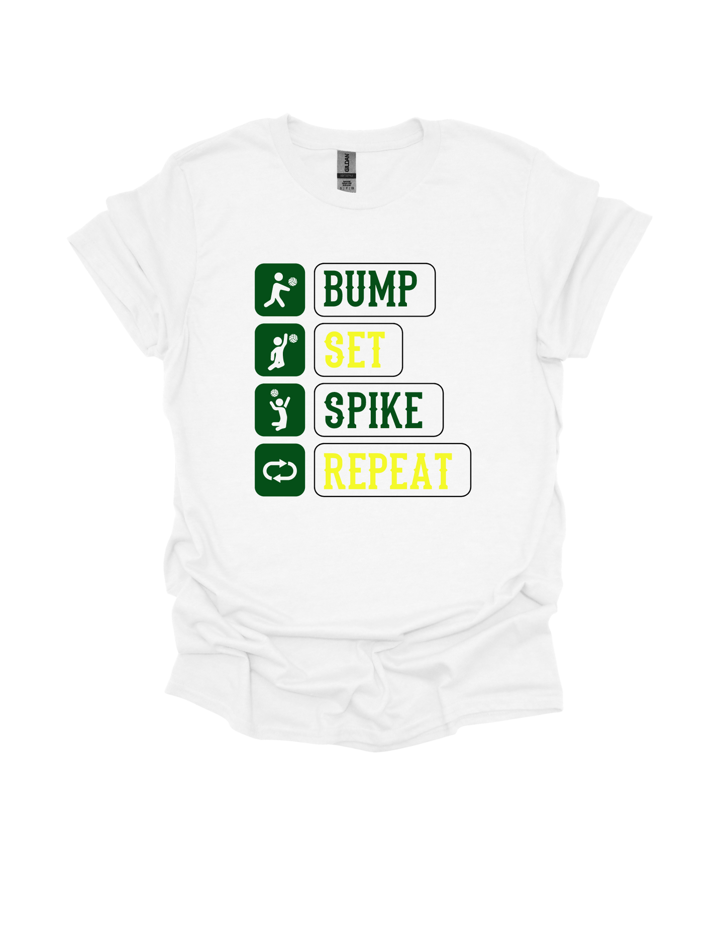 Bump. Set.Spike.Repeat. T-shirt