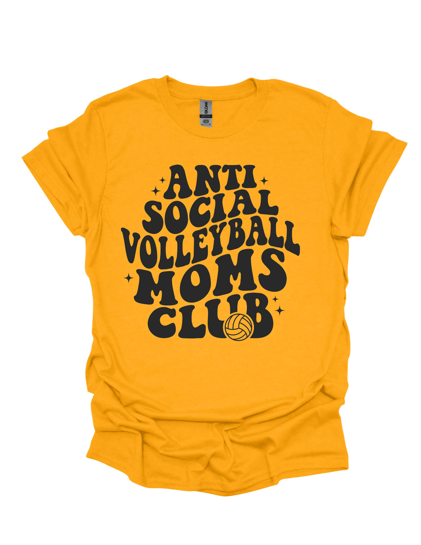 Anti-Social Volleyball Mom's Club T-shirt