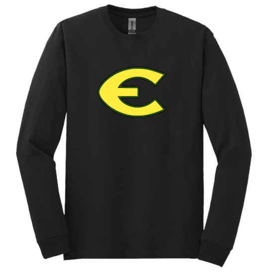 EHS "E" Letter  Long Sleeve T-shirt (Softball)