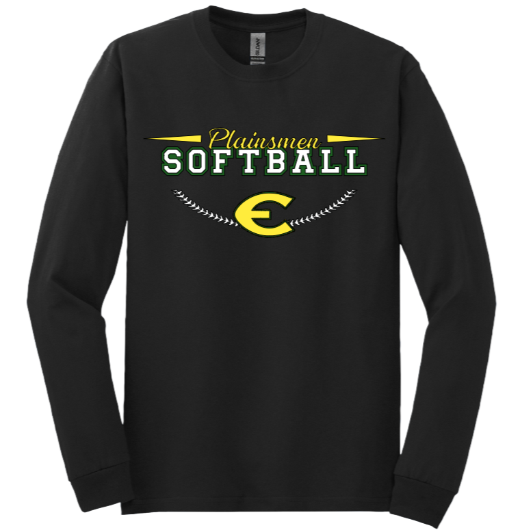 EHS Softball Stitches Long Sleeve T-shirt