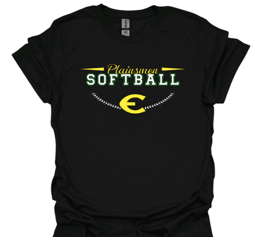 EHS Softball Stitches T-shirt-Short Sleeve