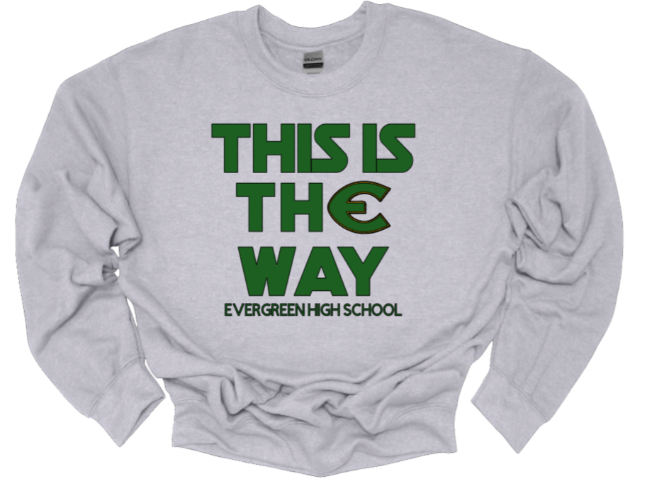 This is thE Way Madalorian Inspired EHS Crew Neck Sweatshirt-Fleece Lined