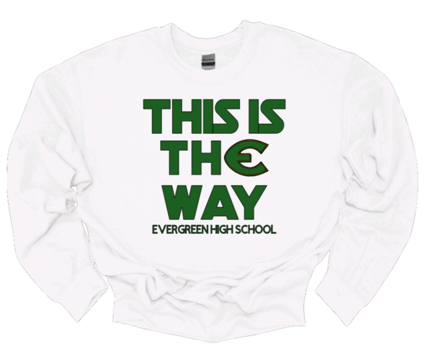 This is thE Way Madalorian Inspired EHS Crew Neck Sweatshirt-Fleece Lined