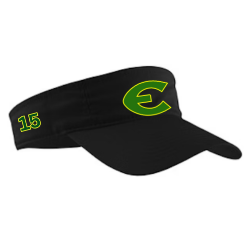 EHS Visor with Customized Player Number