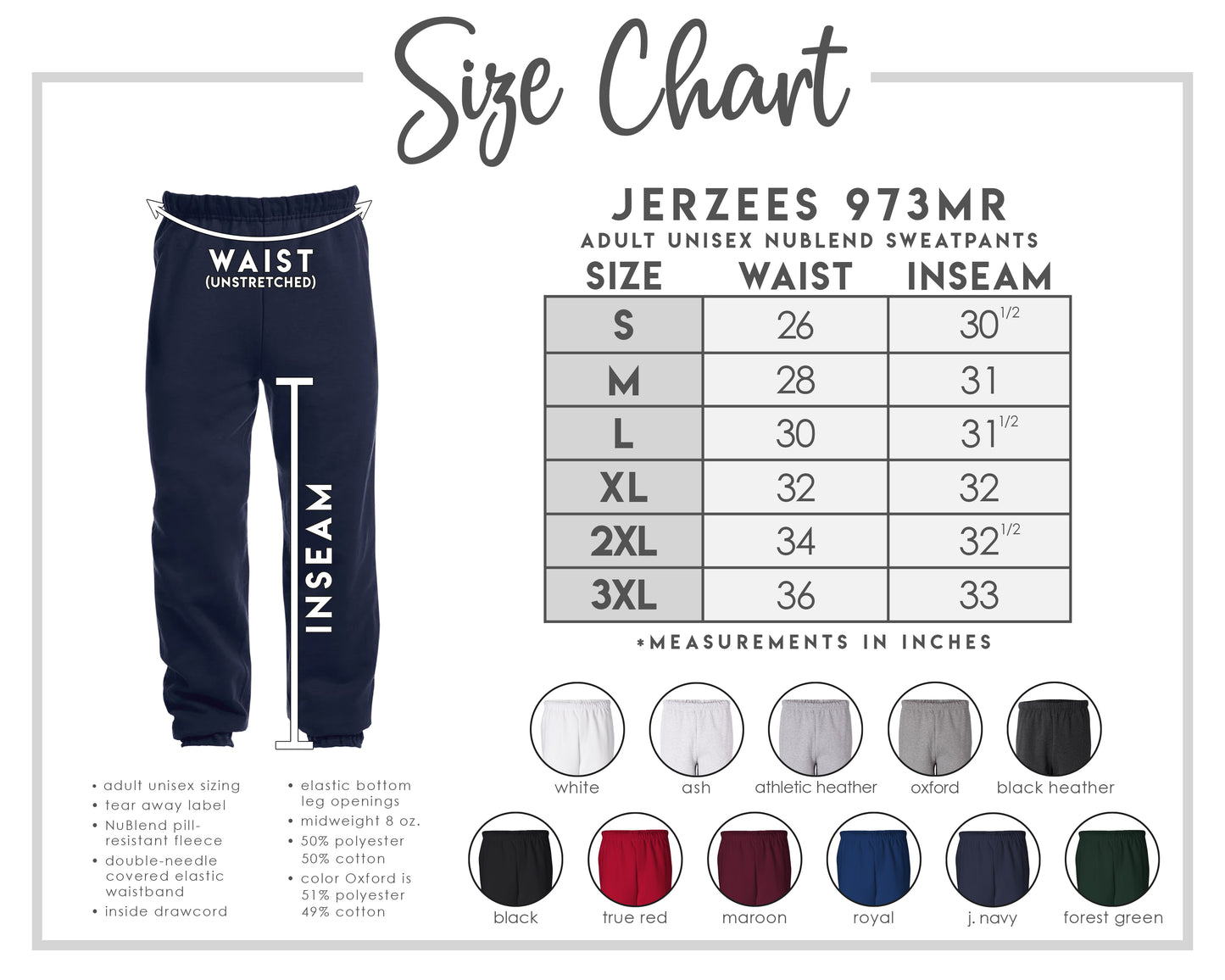 Evergreen High School Sweat Pants (Unisex Sizes)