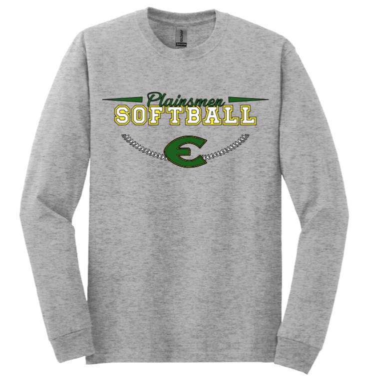 EHS Softball Stitches Long Sleeve T-shirt