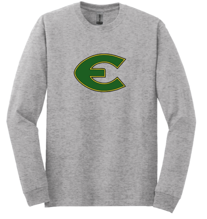 EHS "E" Letter  Long Sleeve T-shirt (Softball)