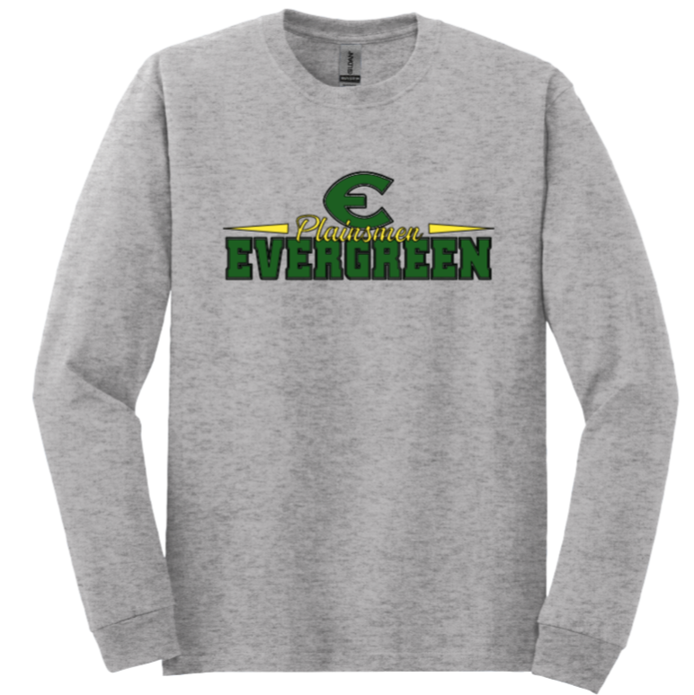 "E" Plainsman Long Sleeve T-shirt (Softball)