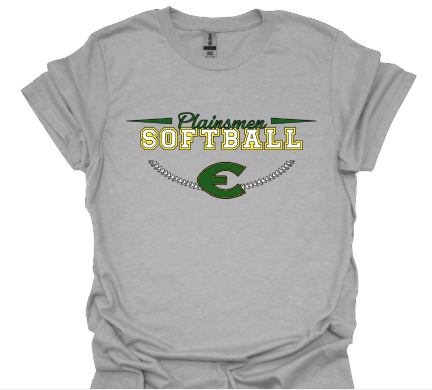 EHS Softball Stitches T-shirt-Short Sleeve