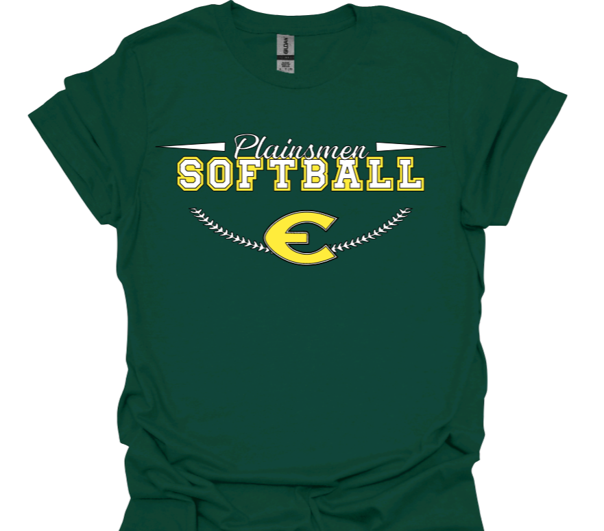 EHS Softball Stitches T-shirt-Short Sleeve