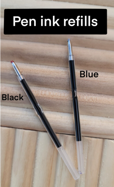 Ink Refills for Beaded Pens-Black/Blue