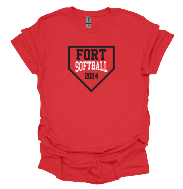 Fort Vancouver HS Softball T-shirt-Short Sleeve