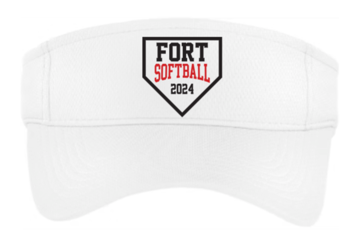 Fort Vancouver HS Softball Visor with Customized Player Number