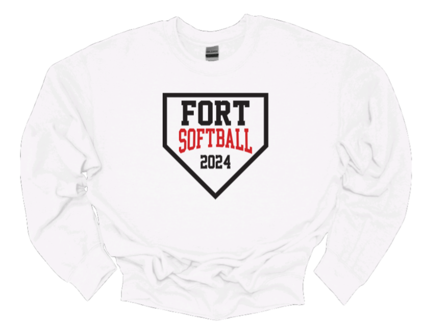 Fort Vancouver HS Softball Crew Neck Sweatshirt