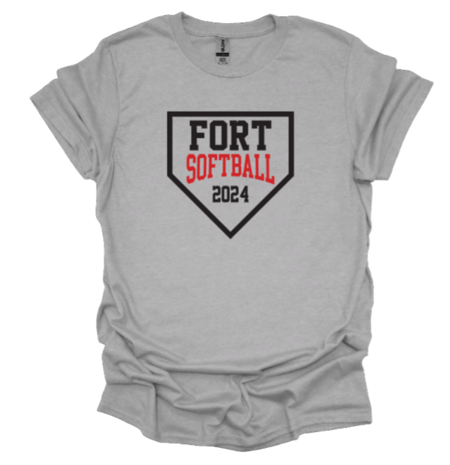 Fort Vancouver HS Softball T-shirt-Short Sleeve