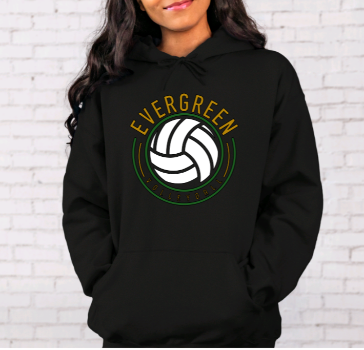 EHS Volleyball Circle Hoodie