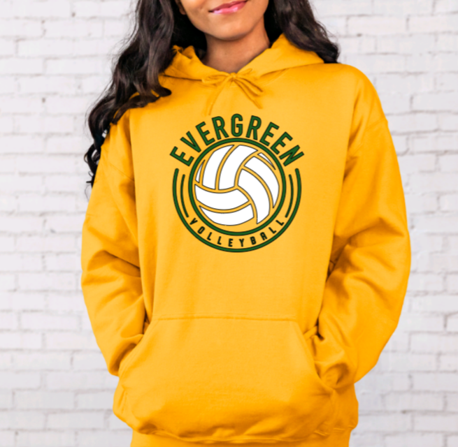 EHS Volleyball Circle Hoodie