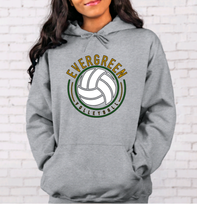 EHS Volleyball Circle Hoodie