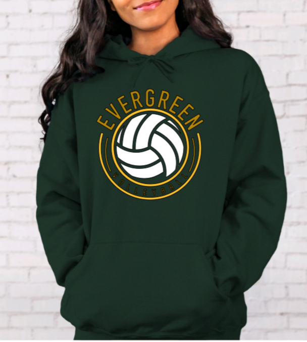 EHS Volleyball Circle Hoodie