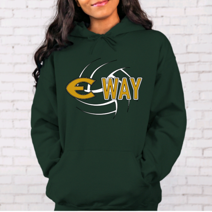 EHS "E Way" Volleyball Hoodie