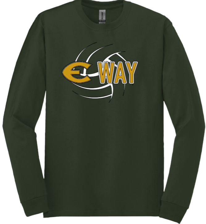 EHS "E Way" Volleyball Long Sleeve T-shirt