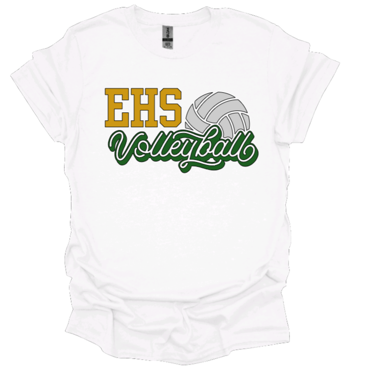 EHS Volleyball Script T-shirt-Short Sleeve