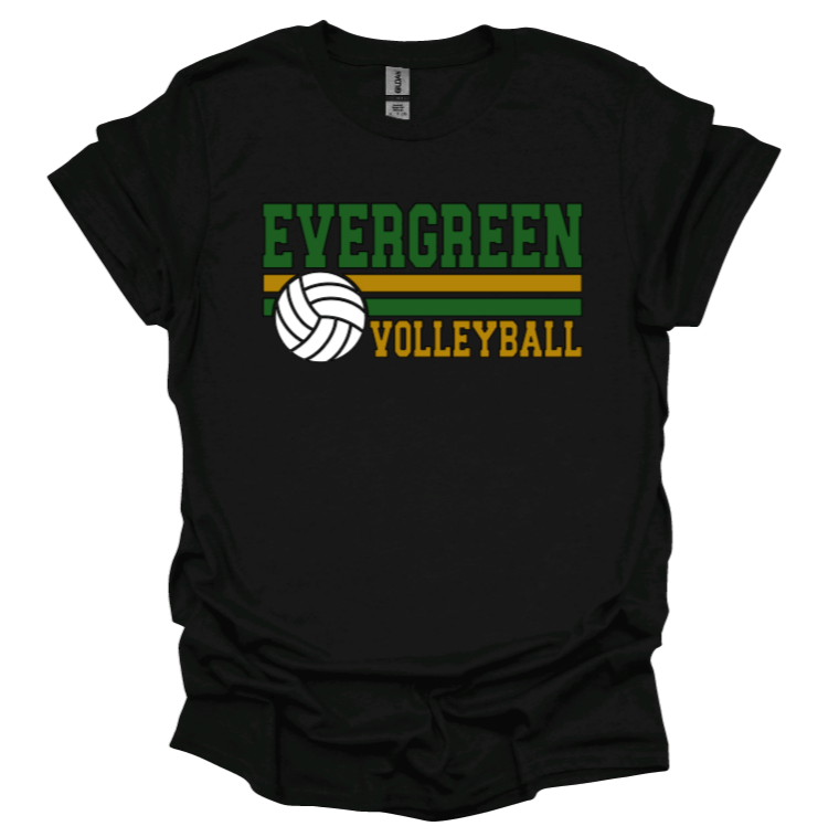 EHS Volleyball Stripe T-shirt-Short Sleeve