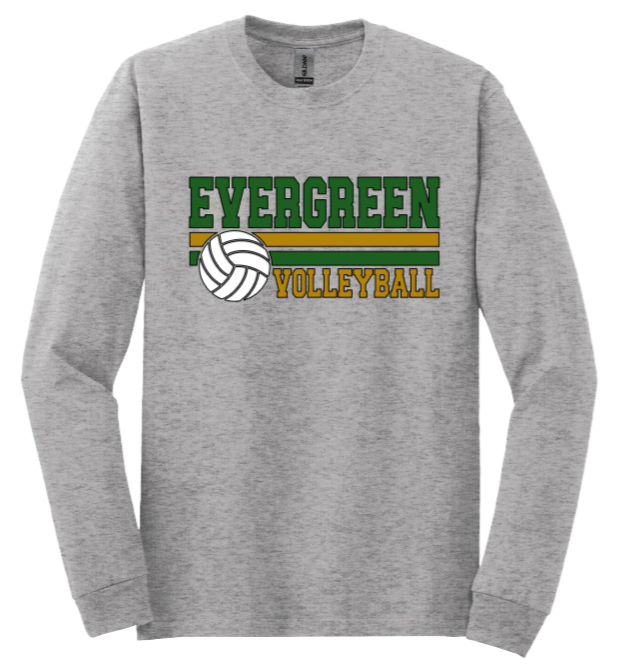 EHS Volleyball Stripe Long Sleeve T-shirt