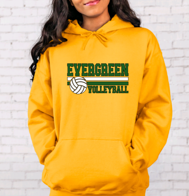 EHS Volleyball Stripe Hoodie