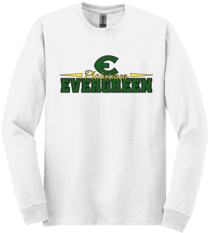 "E" Plainsman Long Sleeve T-shirt (Softball)