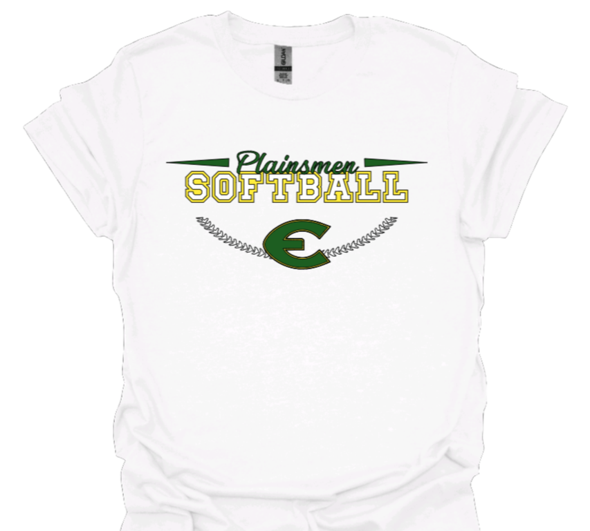 EHS Softball Stitches T-shirt-Short Sleeve