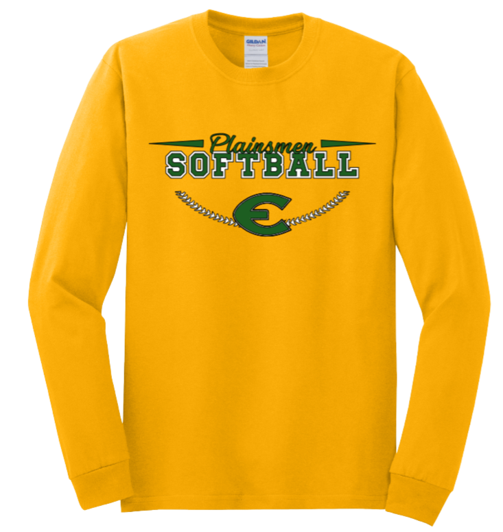 EHS Softball Stitches Long Sleeve T-shirt