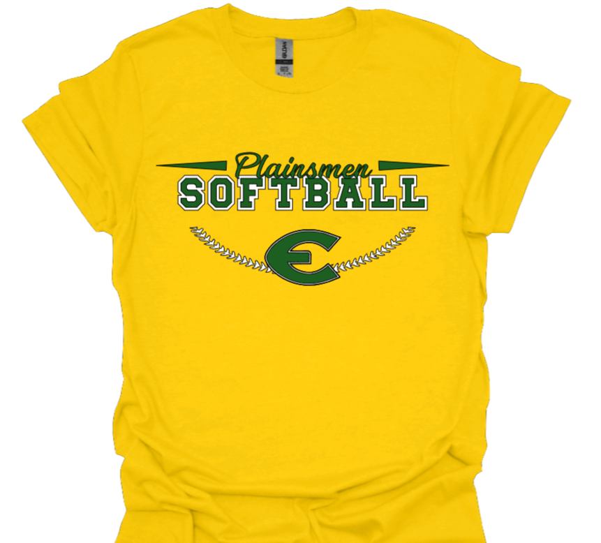 EHS Softball Stitches T-shirt-Short Sleeve