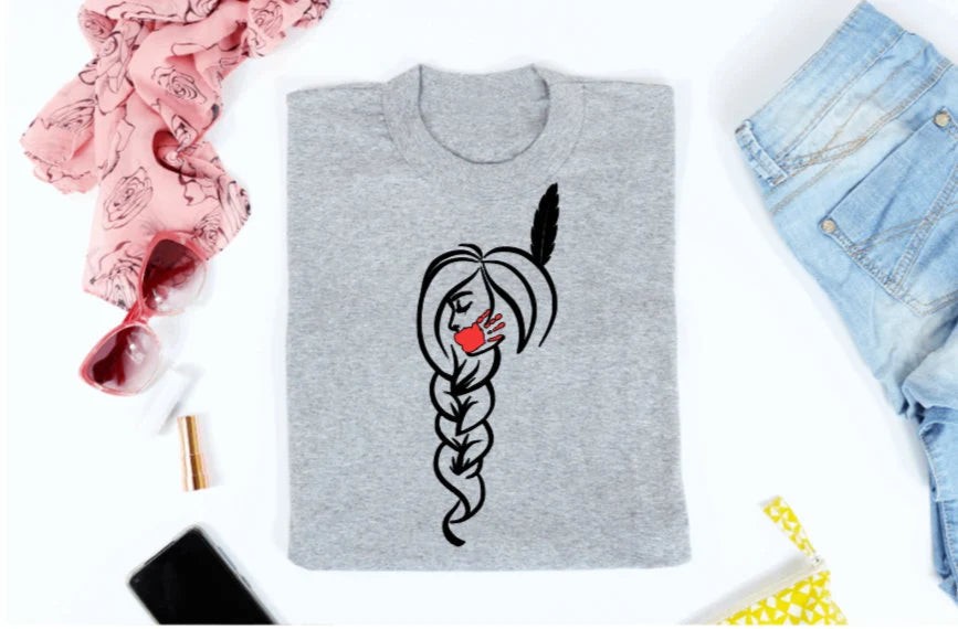 MMIW Awareness Indigenous Woman T-shirt-MULTIPLE DESIGN OPTIONS