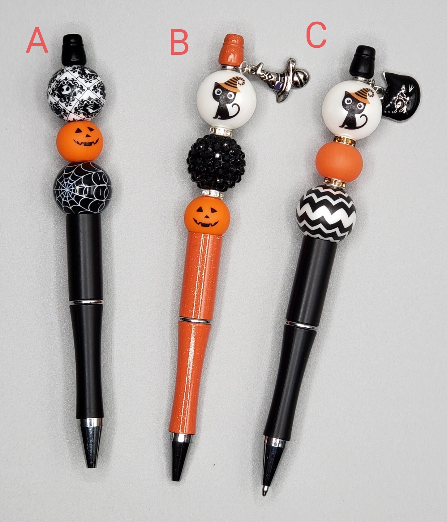 Halloween Beaded Ball Point Pens-MULTIPLE DESIGN OPTIONS