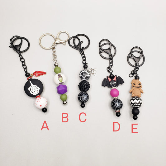 Halloween Beaded Keychains