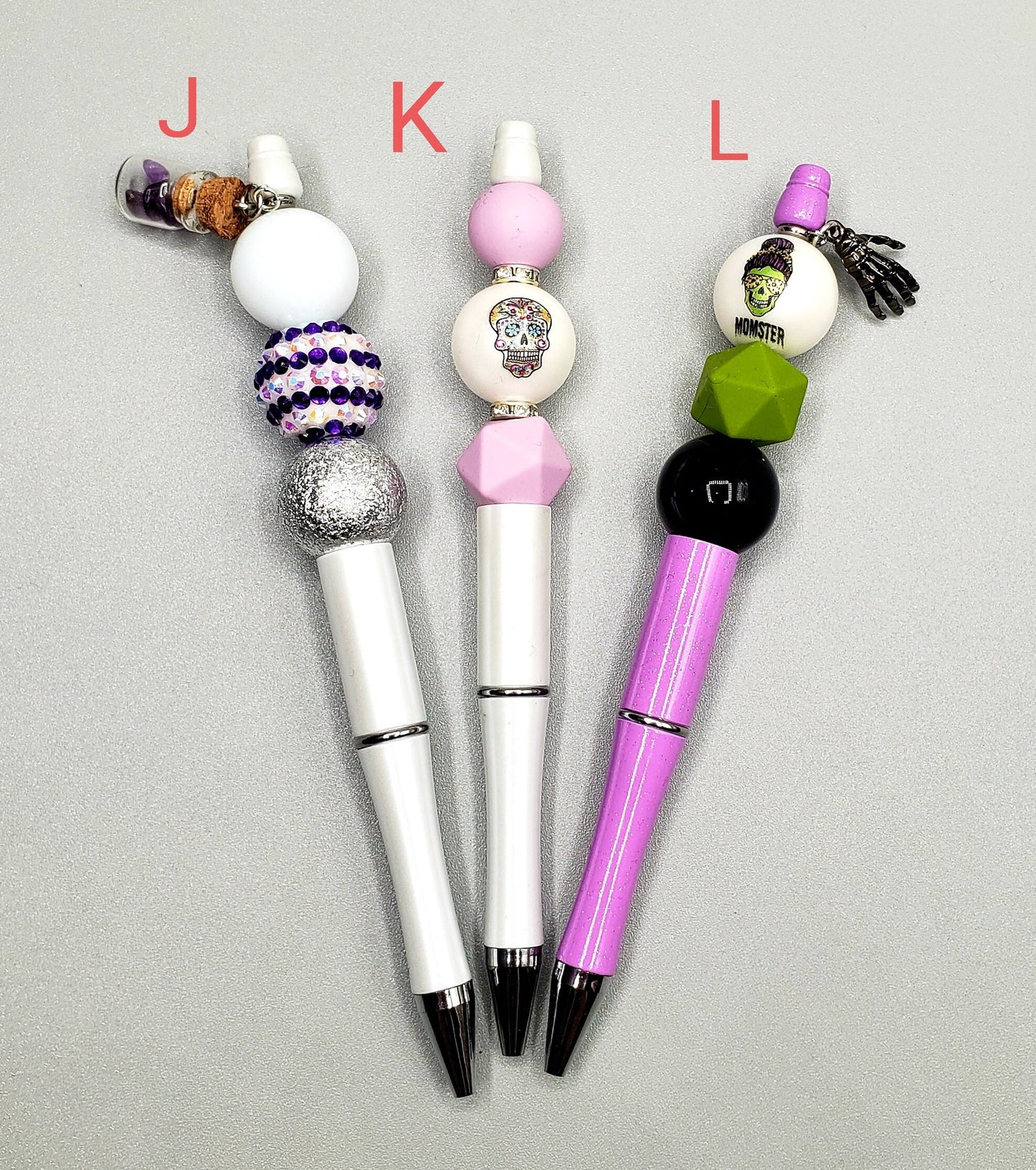 Halloween Beaded Ball Point Pens-MULTIPLE DESIGN OPTIONS