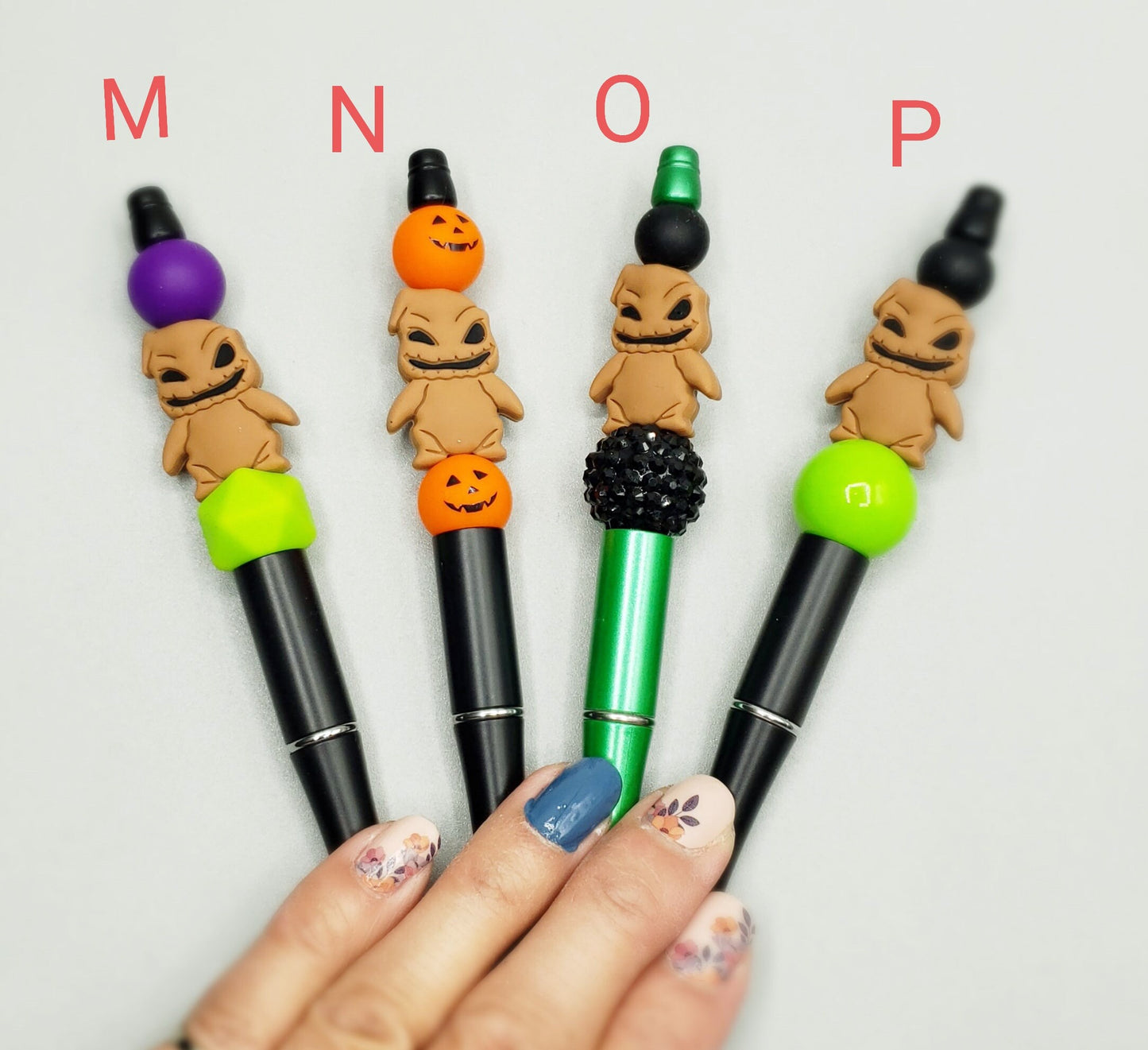 Halloween Beaded Ball Point Pens-MULTIPLE DESIGN OPTIONS