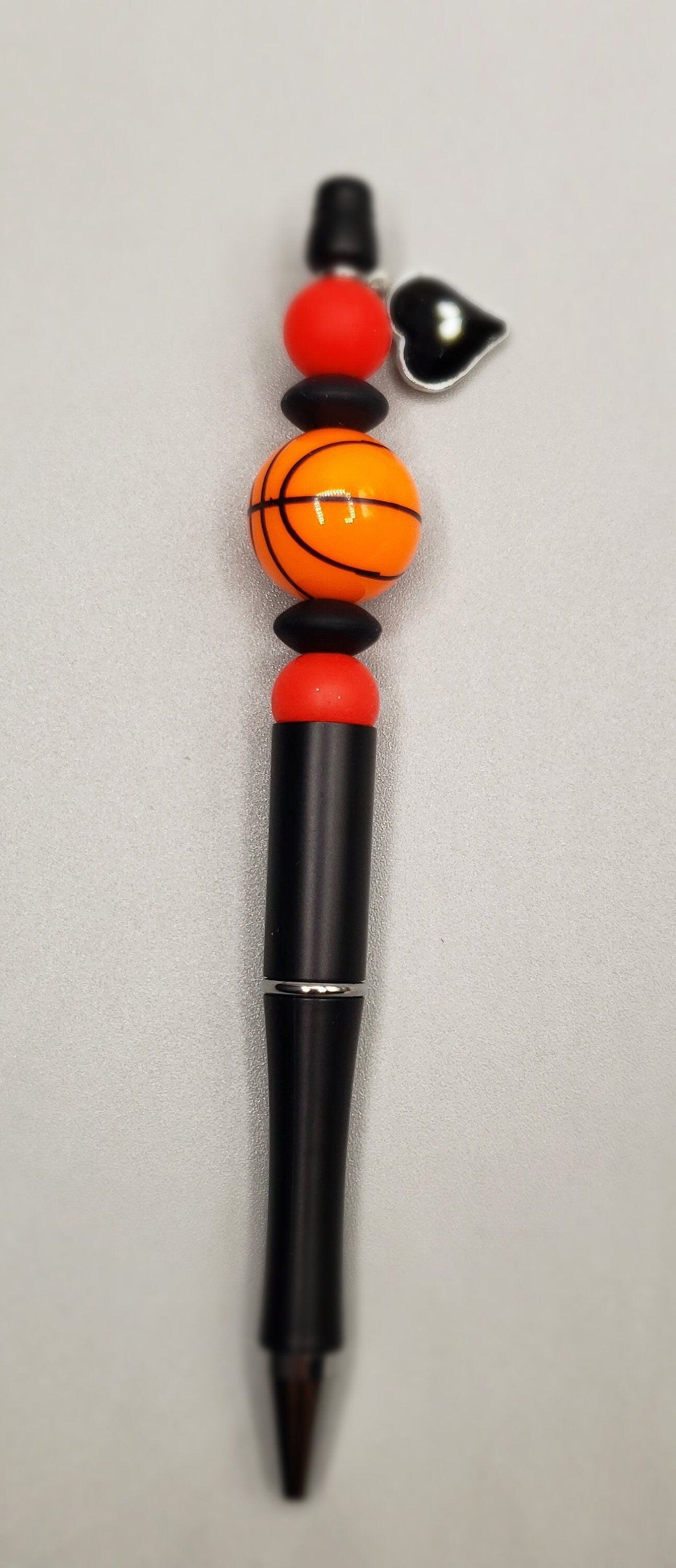 Blazers Inspired Beaded Basketball Pen